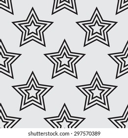 seamless background of stars