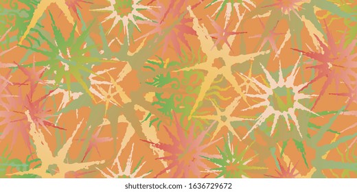 Seamless background of stars. Abstract seamless background. Background of painted stars. Background for website and wrapping paper. Vector illustration. EPS-10