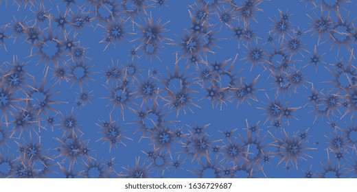 Seamless background of stars. Abstract seamless background. Background of painted stars. Background for website and wrapping paper. Vector illustration. EPS-10