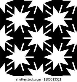 Seamless background with stars. Endless background vector illustration, image.