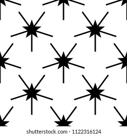 Seamless background with stars. Endless background vector illustration, image.