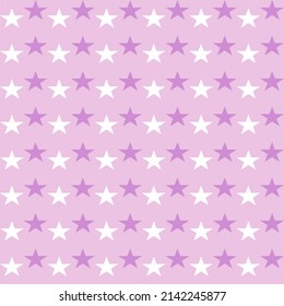 seamless background with stars on purple background