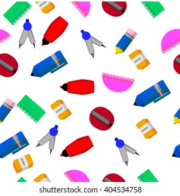 Seamless background - Stationery 
