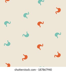 seamless background: stomach