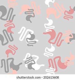 seamless background: stomach