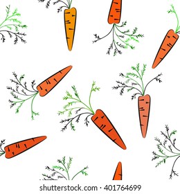 seamless background with strawberries. Seamless vector pattern