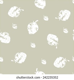 Seamless background with strawberry.