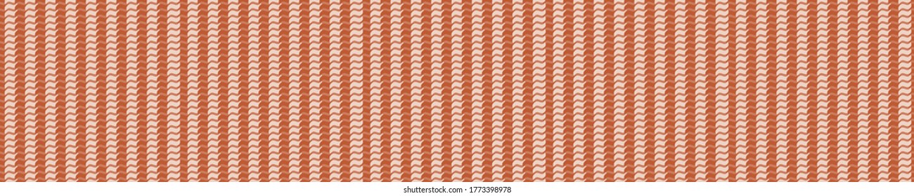 Seamless background stripe banner. Gender neutral baby border pattern. Simple whimsical minimal earthy 2 tone color. Kids nursery abstract decor edging fashion ribbon trim.

