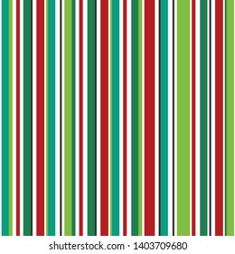 Seamless background with stripe red and green color