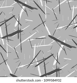 Seamless Background with Stripes.

 Abstract Scratched Texture with Dry Brush Strokes. Scribbled Grunge Pattern for Chintz, Wallpaper, Linen. Rustic Vector Background