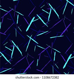 Seamless Background with Stripes.

 Abstract Scratched Texture with Dry Brush Strokes. Scribbled Grunge Motif for Chintz, Calico, Swimwear. Trendy Vector Background