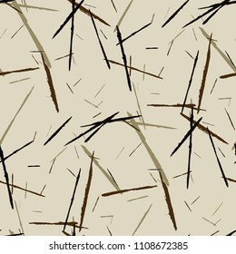 Seamless Background with Stripes.

 Abstract Scratched Texture with Brush Strokes. Scribbled Grunge Motif for Cloth, Shirt, Dress. Trendy Vector Background with Stripes