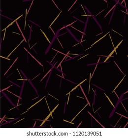 Seamless Background with Stripes.

 Abstract Scratched Texture with Dry Brush Strokes. Scribbled Grunge Pattern for Chintz, Calico, Swimwear. Rustic Vector Background with Stripes