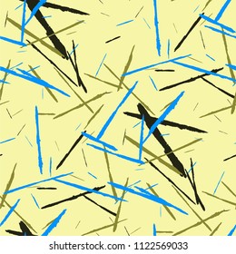 Seamless Background with Stripes.

 Abstract Scratched Texture with Dry Brush Strokes. Scribbled Grunge Rapport for Tablecloth, Wallpaper, Dress. Rustic Vector Background with Stripes
