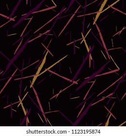 Seamless Background with Stripes.

 Abstract Scratched Texture with Dry Brush Strokes. Scribbled Grunge Motif for Cloth, Shirt, Curtains. Retro Vector Background with Stripes
