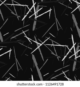 Seamless Background with Stripes.

 Abstract Scratched Texture with Dry Brush Strokes. Scribbled Grunge Rapport for Chintz, Calico, Swimwear. Rustic Vector Background