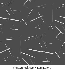 Seamless Background with Stripes. Abstract Scratched Texture with Brush Strokes. Scribbled Grunge Rapport for Tablecloth, Wallpaper, Dress. Rustic Vector Background