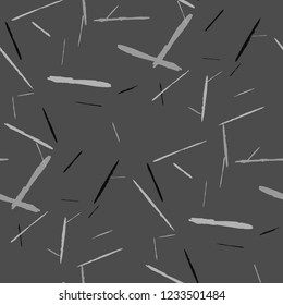 Seamless Background with Stripes. Abstract Scratched Texture with Dry Brush Strokes. Scribbled Grunge Rapport for Tablecloth, Wallpaper, Linen. Retro Vector Background with Stripes