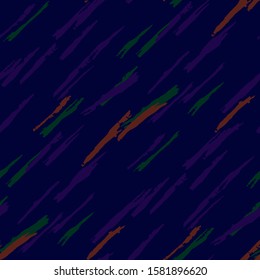 Seamless Background with Stripes. Abstract Scratched Texture with Ragged Brush Strokes. Scribbled Grunge Rapport for Wallpaper, Cotton, Textile. Rustic Vector Background with Stripes