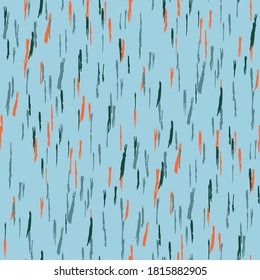 Seamless Background with Stripes. Abstract Scratched Texture with Ragged Brushstrokes. Scribbled Grunge Pattern for Wallpaper, Fabric, Textile. Retro Vector Background with Stripes