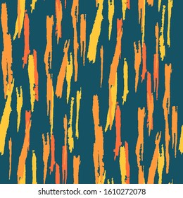 Seamless Background with Stripes. Abstract Texture with Horizontal, Vertical, Diagonal Dry Brush Strokes Scribbled Grunge Motif for Wallpaper, Cotton, Textile. Retro Vector Background with Stripes