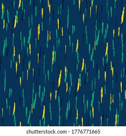 Seamless Background with Stripes. Abstract Texture with Horizontal, Vertical, Diagonal Dry Brush Strokes Scribbled Grunge Motif for Fabric, Cloth, Textile. Rustic Vector Background