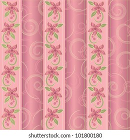 Seamless background with stripes for design, vector Illustration