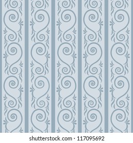 Seamless background with stripes for design, vector Illustration