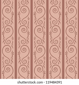 Seamless background with stripes for design, vector Illustration