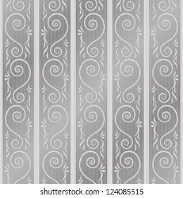 Seamless background with stripes for design, vector Illustration