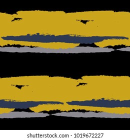 Seamless Background with Stripes Painted Lines. Texture with Horizontal Brush Strokes. Scribbled Grunge Rapport for Sportswear, Fabric, Cloth. Rustic Vector Background