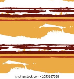 Seamless Background with Stripes Painted Lines. Texture with Horizontal Brush Strokes. Scribbled Grunge Rapport for Sportswear, Paper, Cloth. Rustic Vector Background