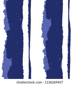 Seamless Background with Stripes Painted Lines. Texture with Vertical Brush Strokes. Scribbled Grunge Rapport for Sportswear, Paper, Cloth. Rustic Vector Background