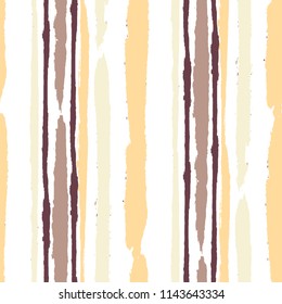 Seamless Background with Stripes Painted Lines. Texture with Vertical Brush Strokes. Scribbled Grunge Rapport for Sportswear, Fabric, Cloth. Trendy Vector Background