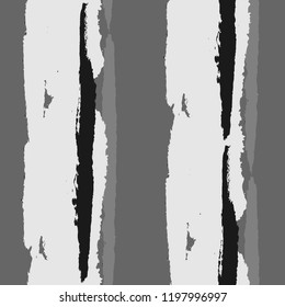 Seamless Background with Stripes Painted Lines. Texture with Vertical Brush Strokes. Scribbled Grunge Rapport for Cloth, Fabric, Textile. Retro Vector Background with Stripes
