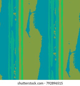 Seamless Background with Stripes Painted Lines. Texture with Vertical Dry Brush Strokes. Scribbled Grunge Motif for Sportswear, Paper, Cloth. Retro Vector Background with Stripes