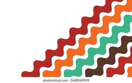 seamless background with stripes in retro style. vector illustration