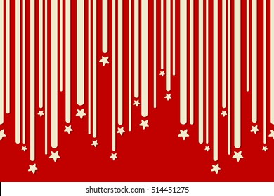 Seamless Background with Stripes and Stars. American Presidential Election Poster, Brochure or Banner template. Vector USA Patriotic. Veteran Day. American flag. Made in Vector.