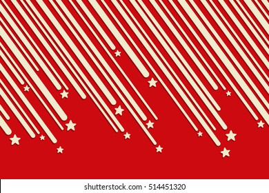 Seamless Background with Stripes and Stars. American Presidential Election Poster, Brochure or Banner template. Vector USA Patriotic. Veteran Day. American flag. Made in Vector.