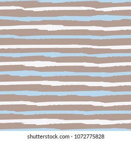 Seamless background of stripes. Vector watercolor. Fashionable hand-drawn lines. Grunge texture. Suitable for textile printing, packaging.