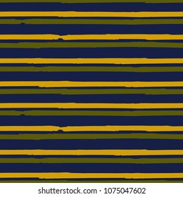Seamless background of stripes. Vector watercolor. Fashionable hand-drawn lines. Grunge texture. Suitable for textile printing, packaging.