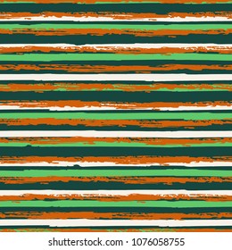 Seamless background of stripes. Vector watercolor. Fashionable hand-drawn lines. Grunge texture. Suitable for textile printing, packaging.