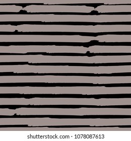 Seamless background of stripes. Vector watercolor. Fashionable hand-drawn lines. Grunge texture. Suitable for textile printing, packaging.