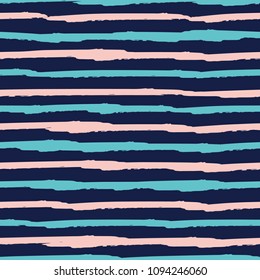 Seamless background of stripes. Vector watercolor. Fashionable hand-drawn lines. Grunge texture. Suitable for textile printing, packaging.