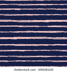 Seamless background of stripes. Vector watercolor. Fashionable hand-drawn lines. Grunge texture. Suitable for textile printing, packaging.
