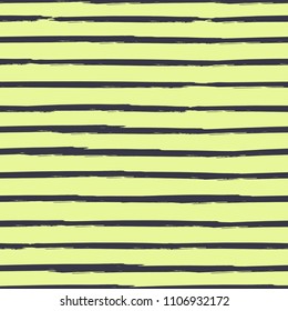 Seamless background of stripes. Vector watercolor. Fashionable hand-drawn lines. Grunge texture. Suitable for textile printing, packaging.