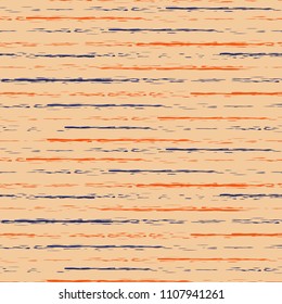 Seamless background of stripes. Vector watercolor. Fashionable hand-drawn lines. Grunge texture. Suitable for textile printing, packaging.