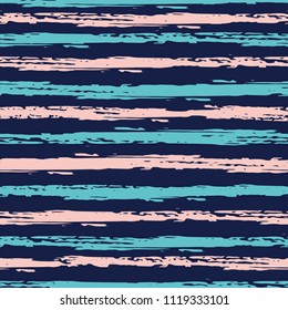 Seamless background of stripes. Vector watercolor. Fashionable hand-drawn lines. Grunge texture. Suitable for textile printing, packaging.