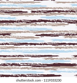Seamless background of stripes. Vector watercolor. Fashionable hand-drawn lines. Grunge texture. Suitable for textile printing, packaging.