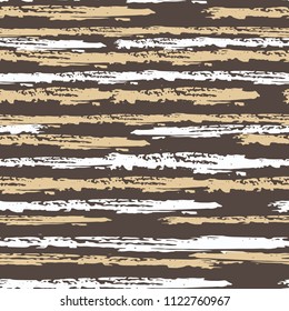 Seamless background of stripes. Vector watercolor. Fashionable hand-drawn lines. Grunge texture. Suitable for textile printing, packaging.